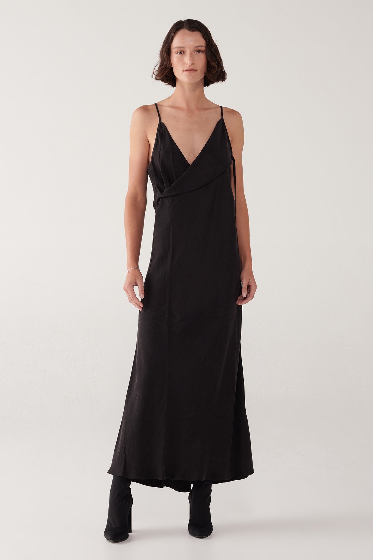 Black slip shop dress nz