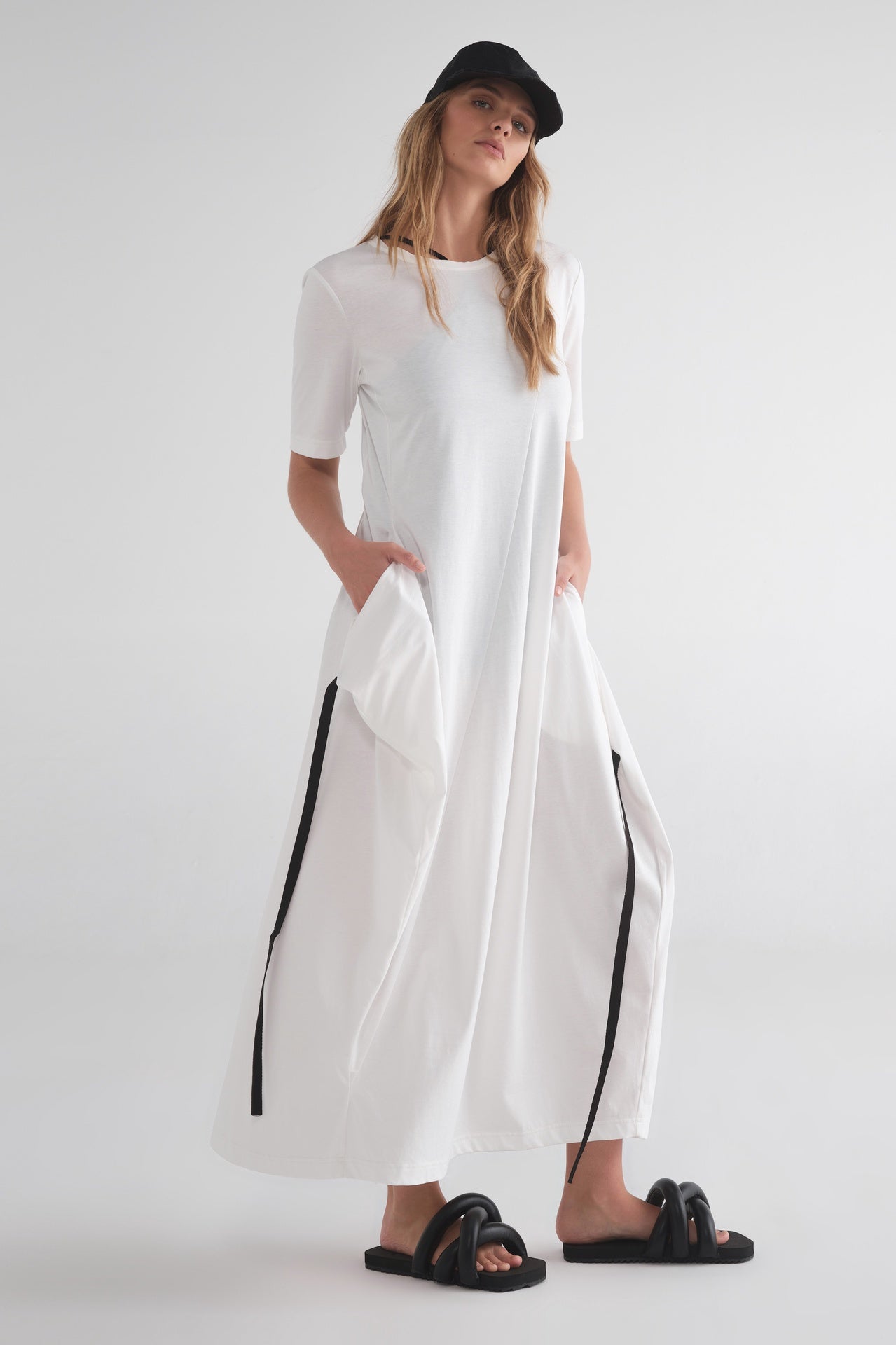 Solstice Dress - White in White - Taylor