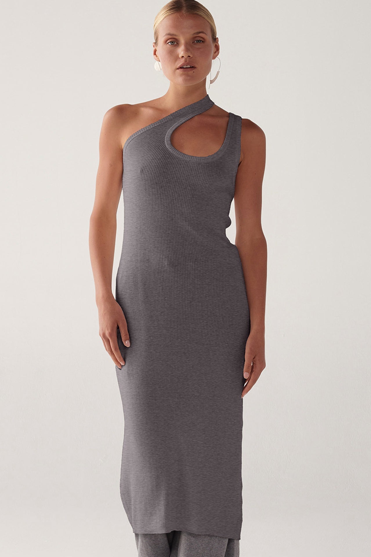 Cali Tank Dress Grey – Organic Crew